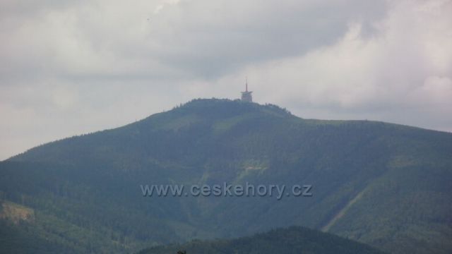 pohled z trasy Gruň - Ostravice
