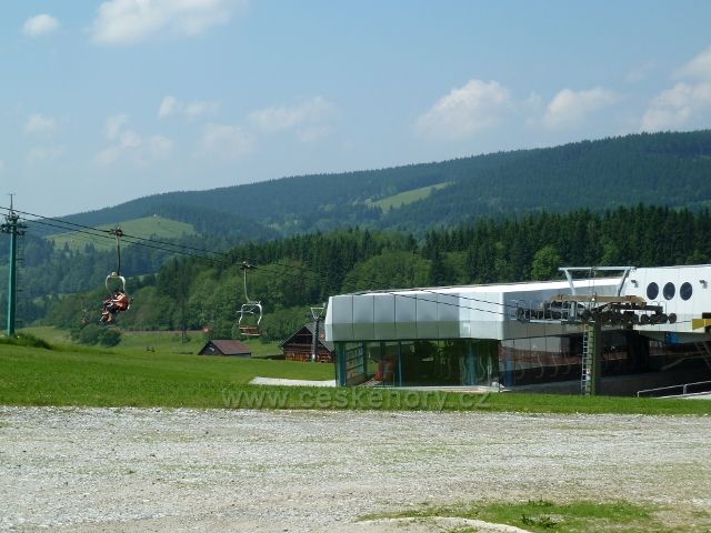 Dolní stanice lanovka Ramzová - Šerák