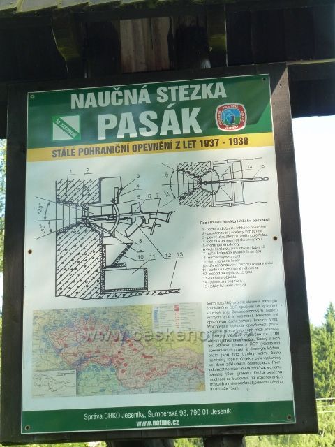 Tabule NS Pasák u bunkru "Splav"
