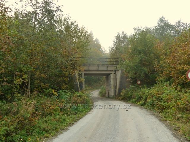 Horní Lipová - železniční most u kamenolomu