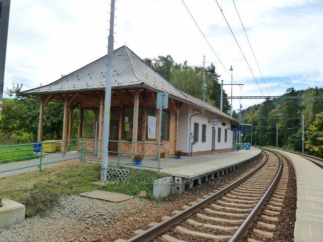 Těchonín - nádraží ČD