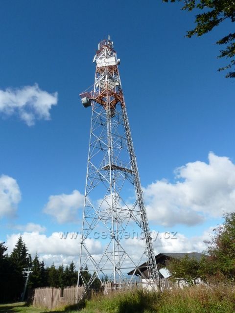 Buková hora - telekomunikační věž