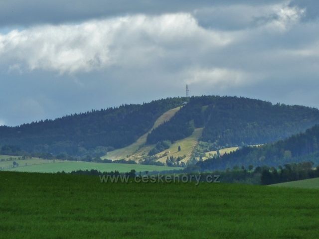 Sobkovice - pohled na Bukovou horu