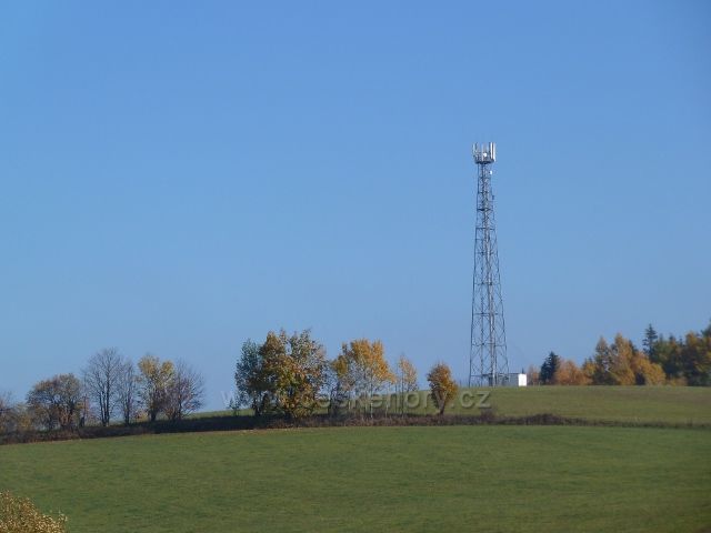 Písařov - telekomunikační věž na Hřebínku /725 m.n.m./