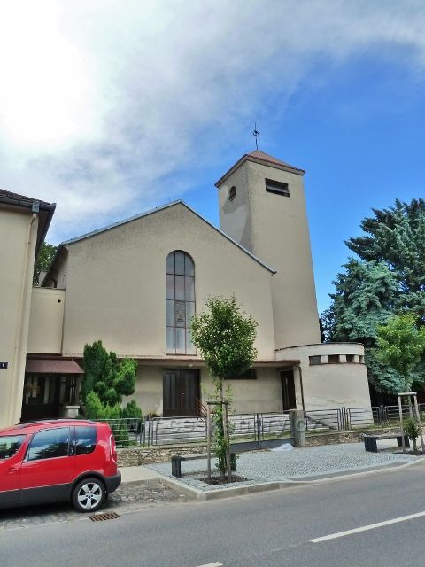 Mšeno - Evangelický kostel v Boleslavské ulici