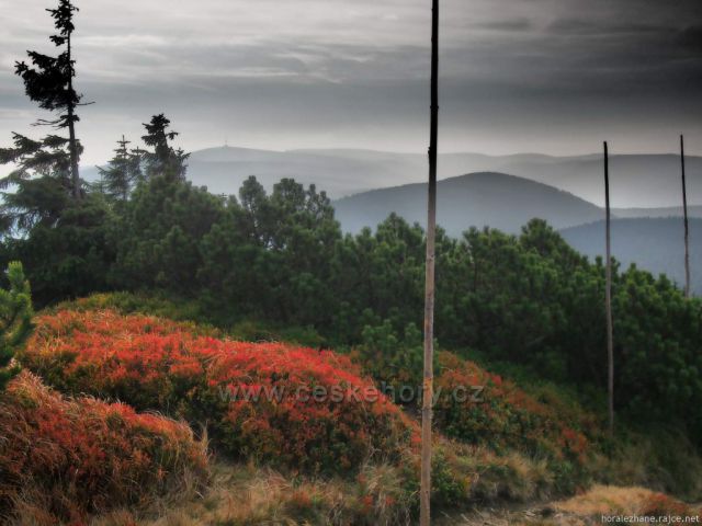 Jeseníky - výhled z Keprníku na Praděd