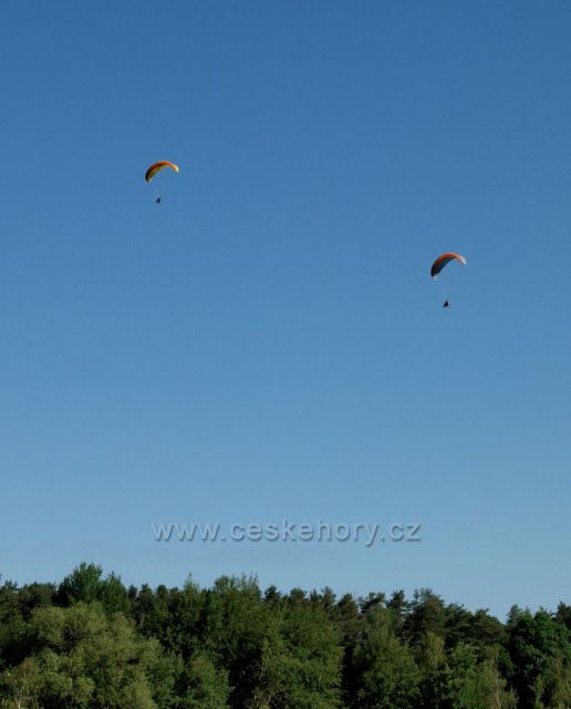 Paragliding nad Železnými horami