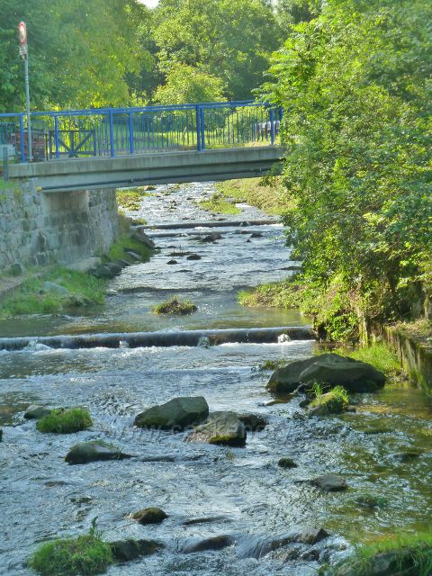 Vápenná - mostek přes říčku Vidnávku