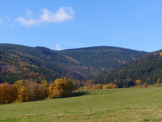Pastvina nad Bystřinou, údolí Prudkého potoka