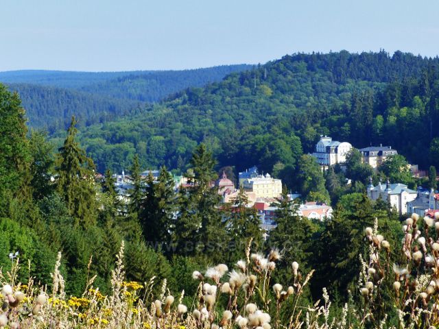 Mariánské Lázně - lázeňské hotely uprostřed Slavkovského lesa