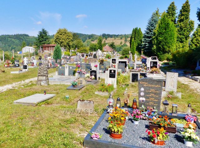 Bečov nad Teplou - české část hřbitova