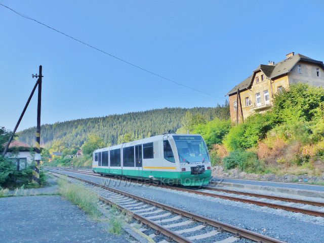 Karlovy Vary - souprava GW TRAIN na nádraží ČD v Březové