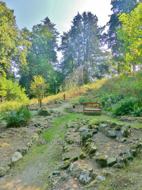 Bečovská botanická zahrada - odpočinkové místo