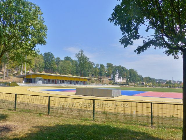 Cheb - atletický stadion v areálu Krajinka