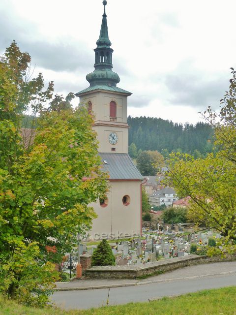Bystřec - kostel svatého Jakuba Staršího