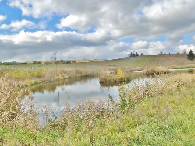 Vysoký Potok - rybníček pod zemědělskou farmou