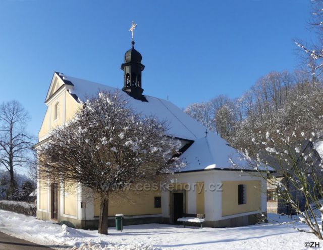 Černovír, kaple sv. Gotharda