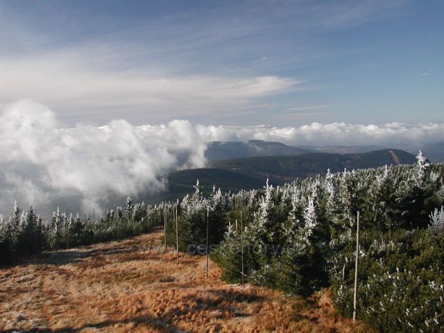 Podzimní inverze na Lysé hoře 2010-11-19