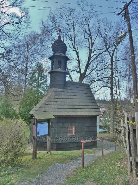 Kozlov - dřevěná kaple Panny Marie