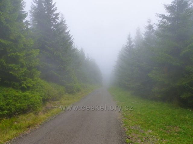 Horní Malá Úpa - silnička k chatě Jelenka