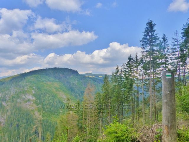 Horní Maršov - pohled z Emminy cesty na protilehlý vrch