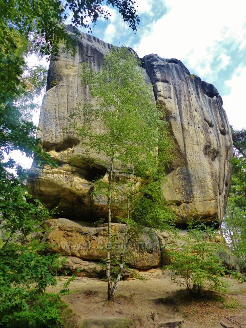 Klokočí - skalní věž Orlí hnízdo