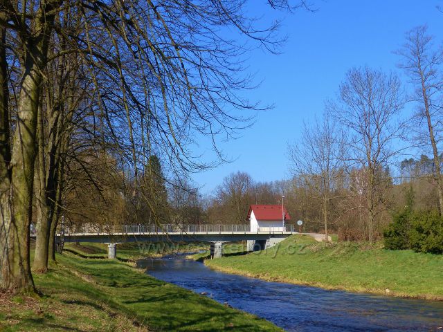 Žamberk - silniční most přes Divokou Orlici do městské části "Polsko"