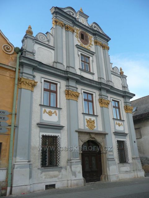 Zlaté Hory - bývalá pošta, dnes Městské muzeum. 