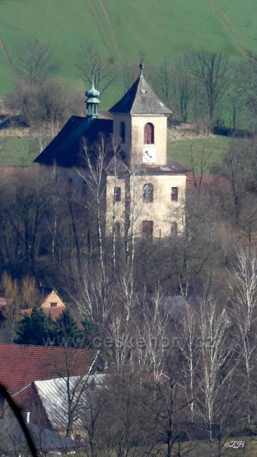 Kostel sv. Jana Křtitele v Horní Dobrouči