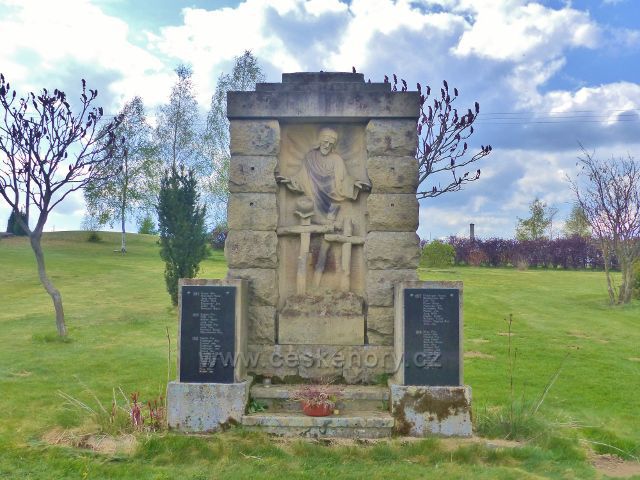 Nebeská Rybná - pomník obětem I.Světové války z let 1914 až 1918