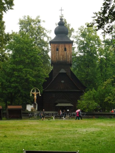 Dřevěný kostel  Rožnov p.R