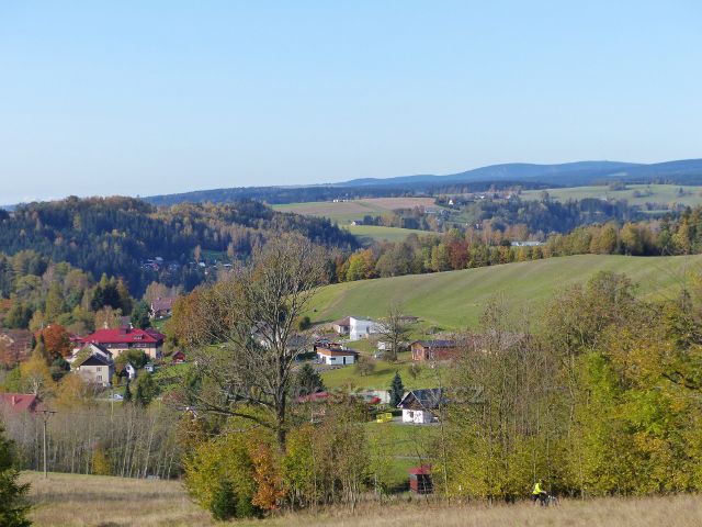 Pastviny - pohled ke Zbudovu v Klášterci nad Orlicí