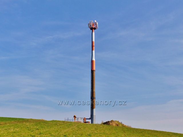 Mistrovice - telekomunikační věž na Židovo kopci (574 m.n.m.)