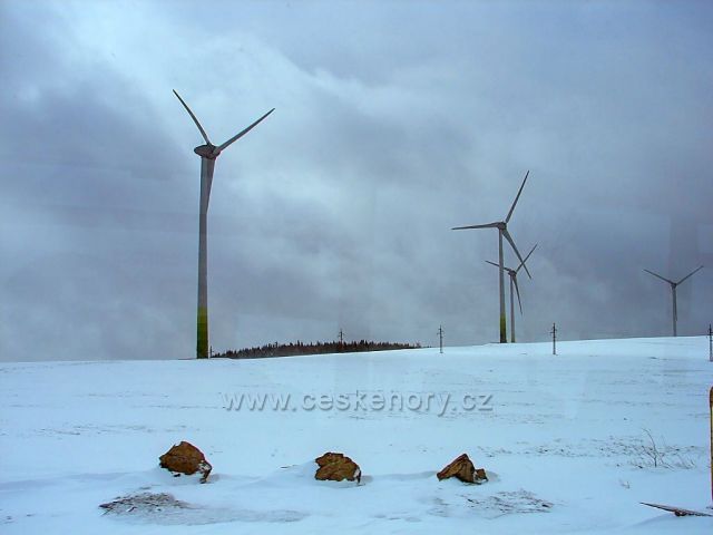 Farna větrných elektráren
Rusová - Kryštofovy Hamry