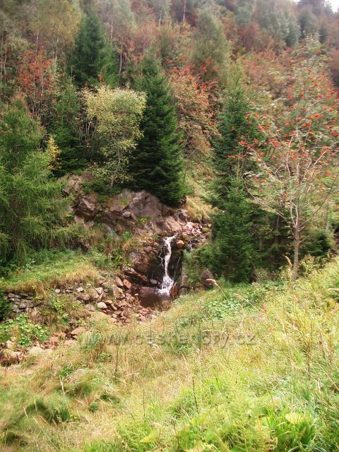 Vodopád v Bezručově údolí