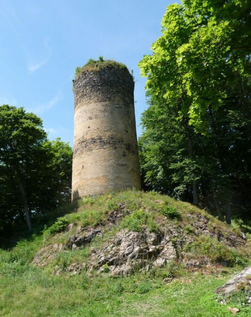 Detail kulaté věže - Rýzmburk