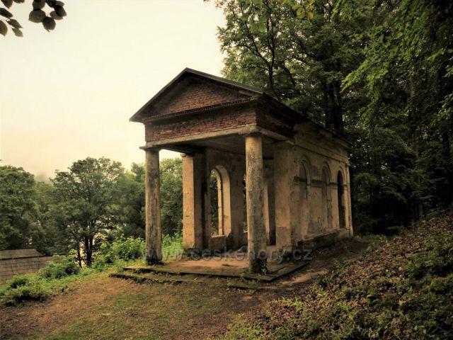 Starý altán v zámeckém parku - Kynžvart