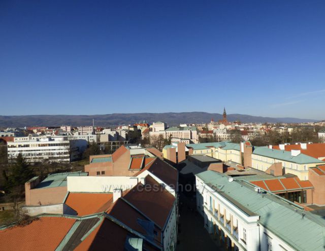 Výhled z vyhlídkové věže Jana Křtitele
(Teplice v Čechách)