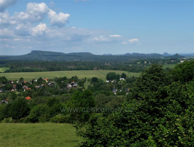 Rozhledna Růženka a krásné výhledy na Saské Švýcarsko a Lužické hory