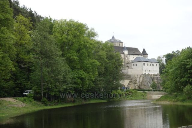 hrad Kost od Černého rybníka