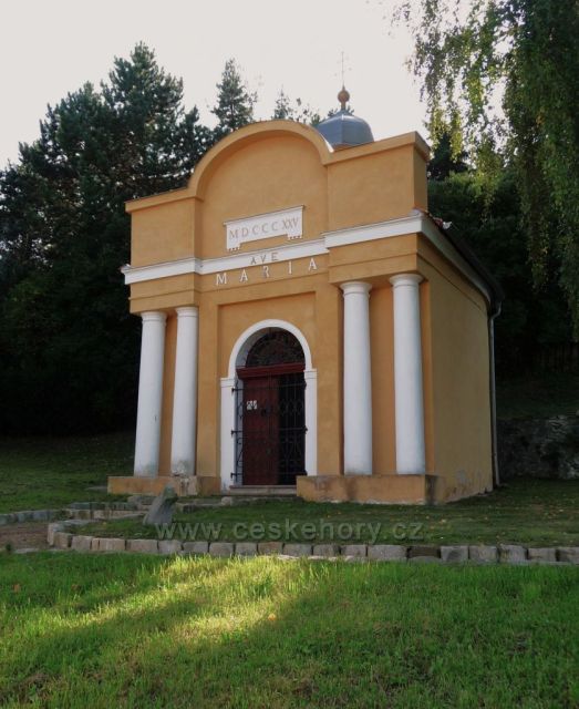 Kaple Panny Marie Pomocné v Kostomlatech pod Milešovkou