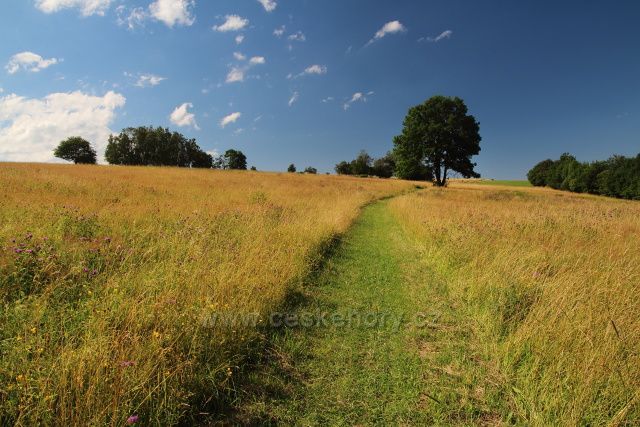 Turistická cesta hned za hranicí