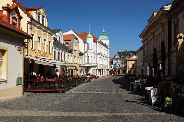 Svatováclavská ulice v Mělníku